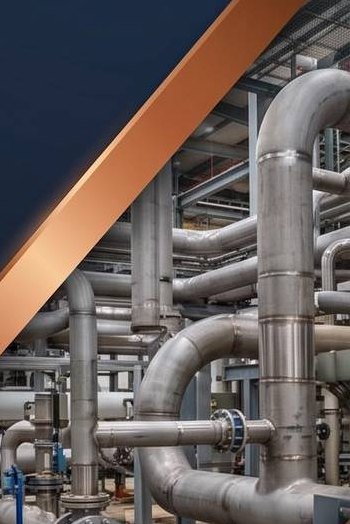 Large-bore stainless steel piping