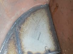 Welded repair patch inside the vessel
